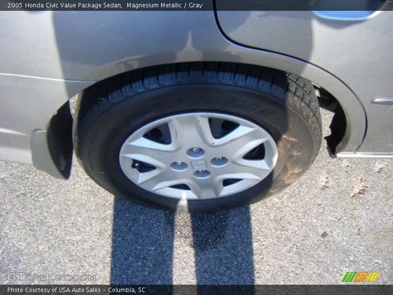 Magnesium Metallic / Gray 2005 Honda Civic Value Package Sedan