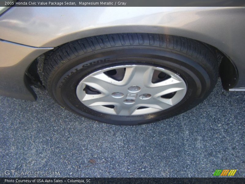 Magnesium Metallic / Gray 2005 Honda Civic Value Package Sedan