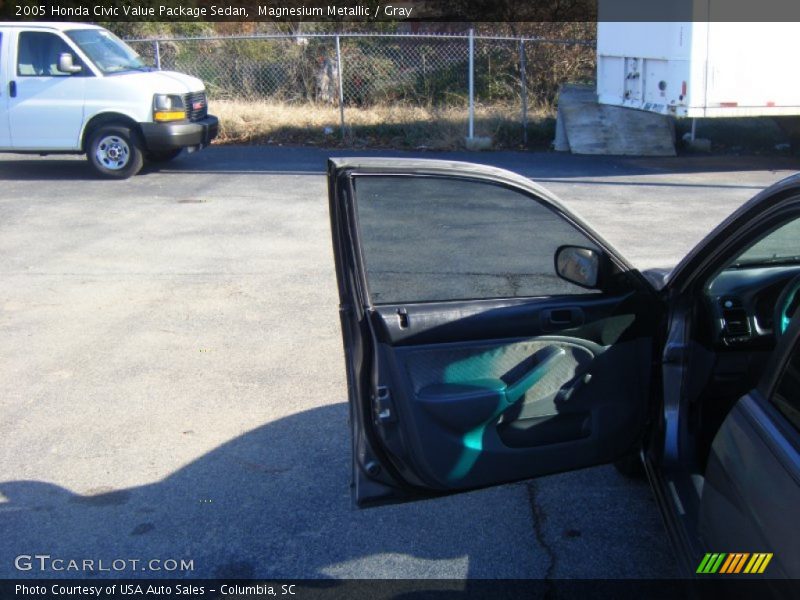 Magnesium Metallic / Gray 2005 Honda Civic Value Package Sedan