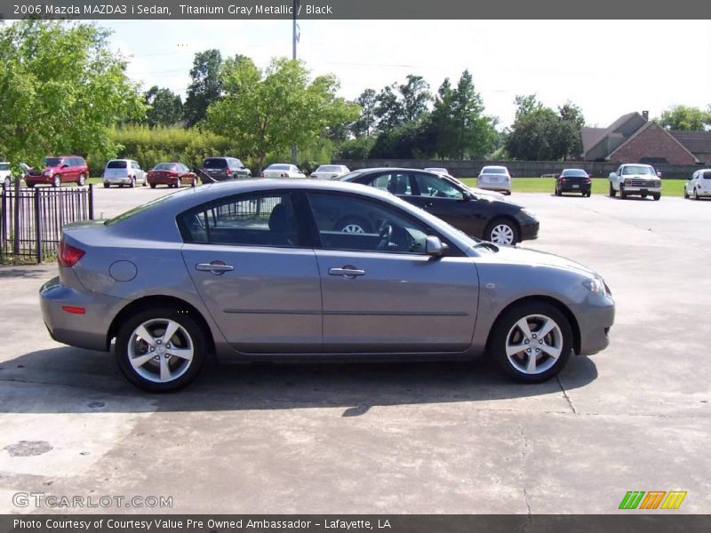 Titanium Gray Metallic / Black 2006 Mazda MAZDA3 i Sedan