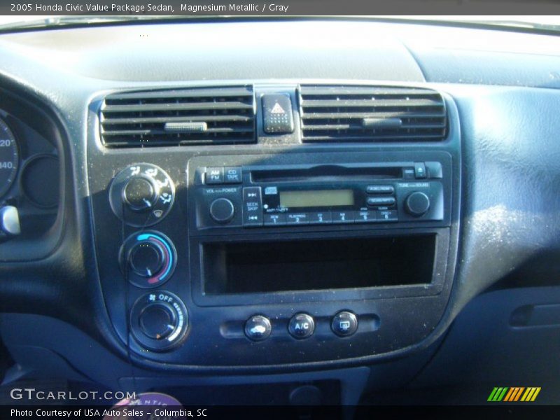 Magnesium Metallic / Gray 2005 Honda Civic Value Package Sedan
