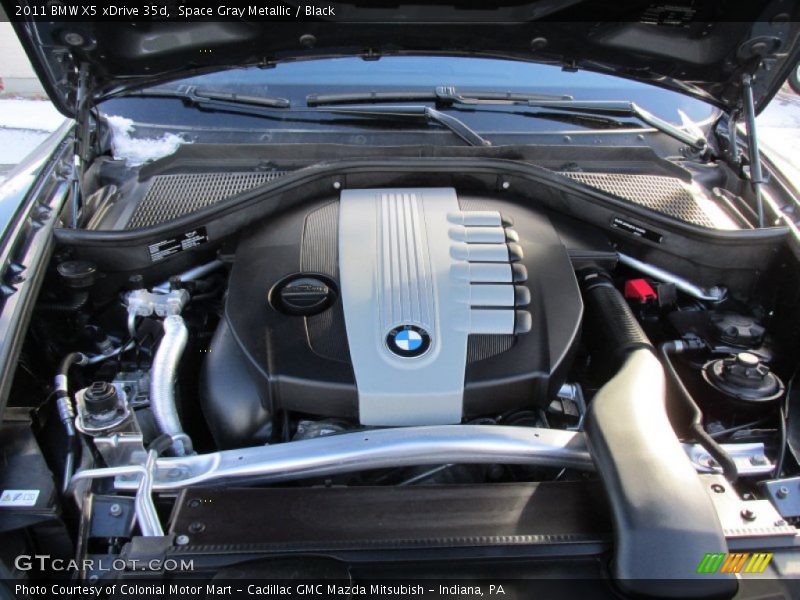 Space Gray Metallic / Black 2011 BMW X5 xDrive 35d