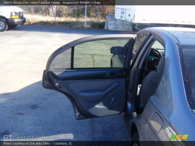 Magnesium Metallic / Gray 2005 Honda Civic Value Package Sedan