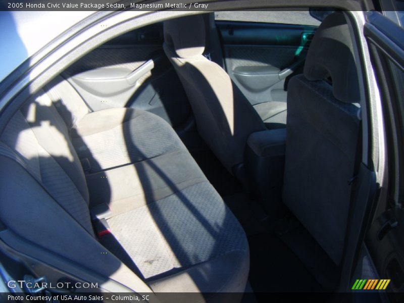 Magnesium Metallic / Gray 2005 Honda Civic Value Package Sedan