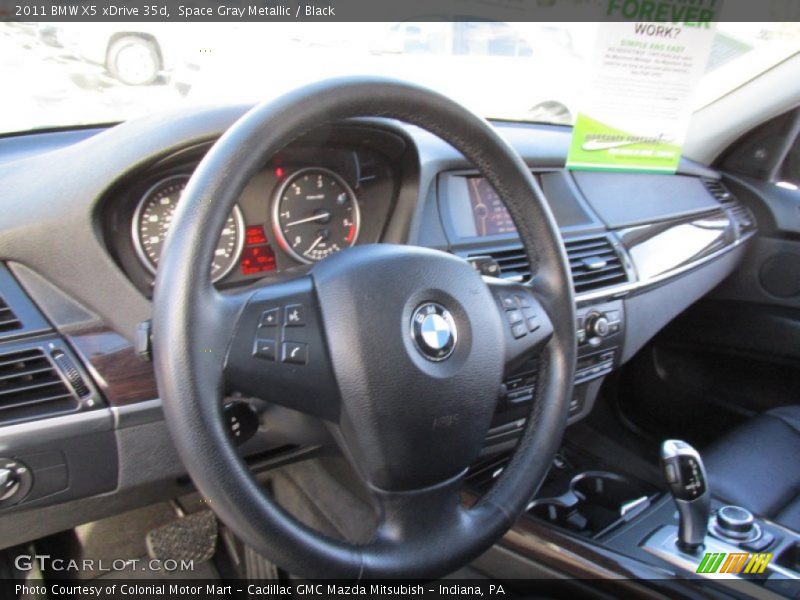 Space Gray Metallic / Black 2011 BMW X5 xDrive 35d