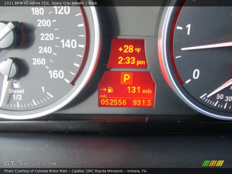 Space Gray Metallic / Black 2011 BMW X5 xDrive 35d