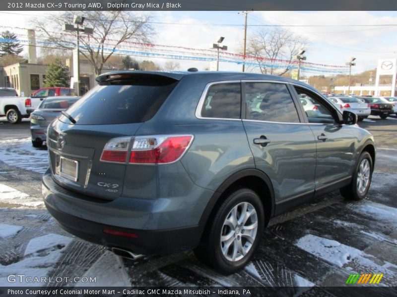 Dolphin Gray Mica / Black 2012 Mazda CX-9 Touring AWD