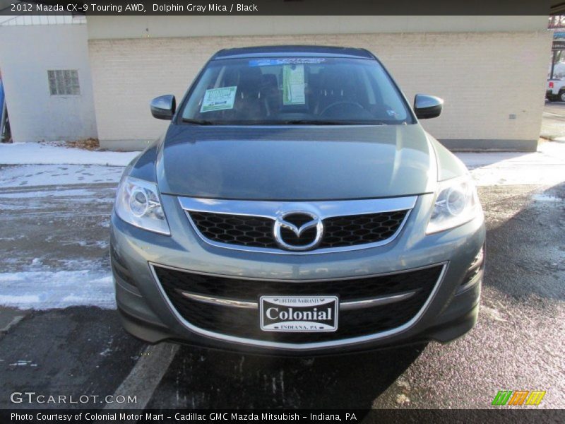 Dolphin Gray Mica / Black 2012 Mazda CX-9 Touring AWD
