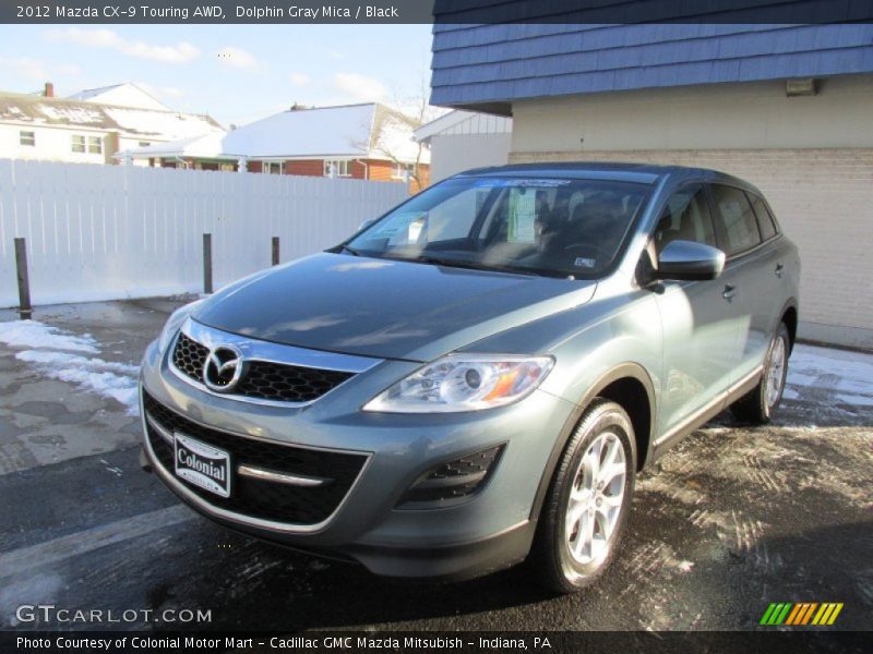 Dolphin Gray Mica / Black 2012 Mazda CX-9 Touring AWD