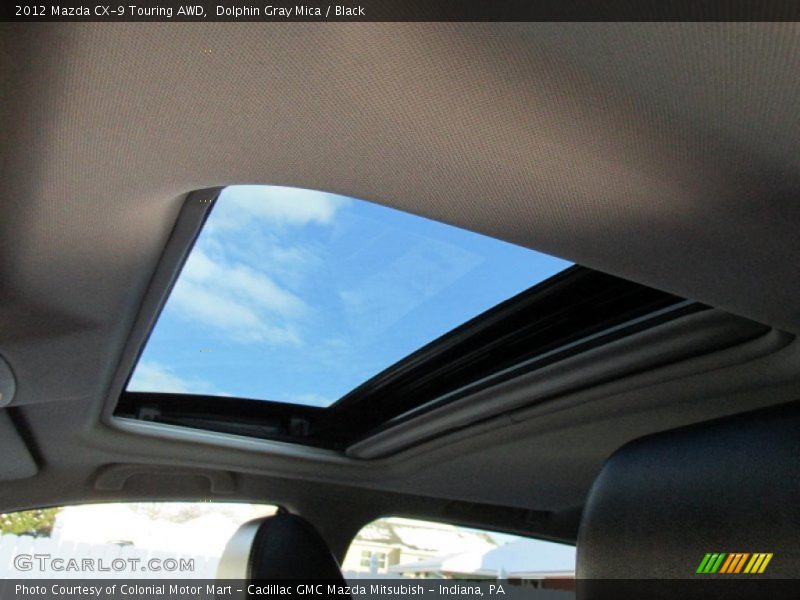 Dolphin Gray Mica / Black 2012 Mazda CX-9 Touring AWD