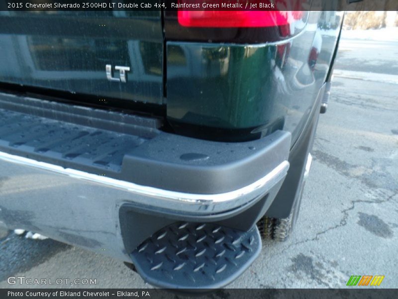 Rainforest Green Metallic / Jet Black 2015 Chevrolet Silverado 2500HD LT Double Cab 4x4