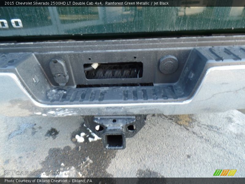 Rainforest Green Metallic / Jet Black 2015 Chevrolet Silverado 2500HD LT Double Cab 4x4