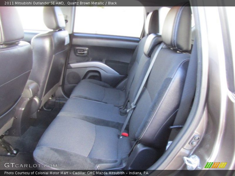 Quartz Brown Metallic / Black 2011 Mitsubishi Outlander SE AWD
