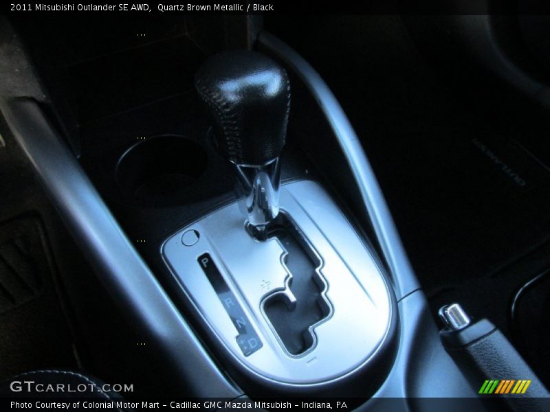 Quartz Brown Metallic / Black 2011 Mitsubishi Outlander SE AWD