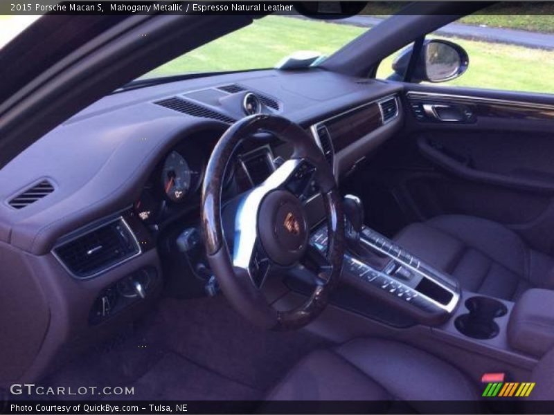  2015 Macan S Espresso Natural Leather Interior