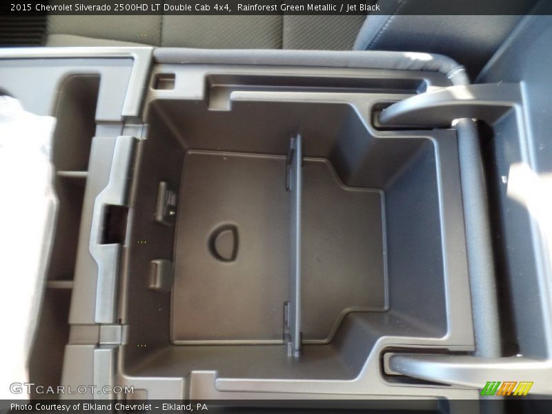 Rainforest Green Metallic / Jet Black 2015 Chevrolet Silverado 2500HD LT Double Cab 4x4