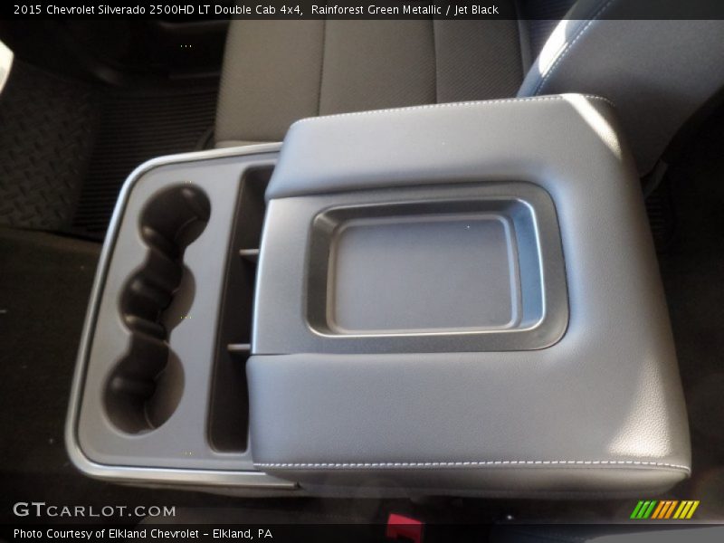 Rainforest Green Metallic / Jet Black 2015 Chevrolet Silverado 2500HD LT Double Cab 4x4