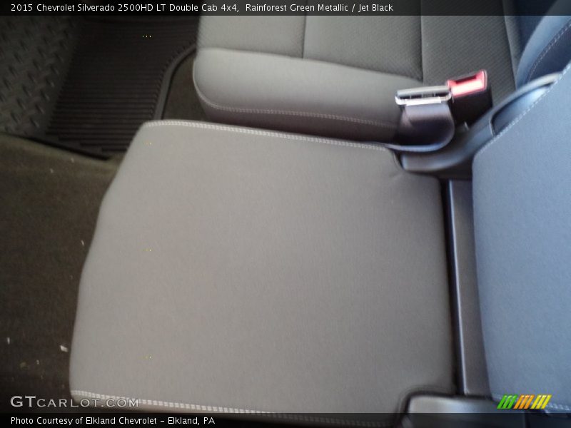 Rainforest Green Metallic / Jet Black 2015 Chevrolet Silverado 2500HD LT Double Cab 4x4
