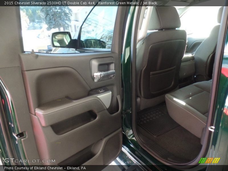 Rainforest Green Metallic / Jet Black 2015 Chevrolet Silverado 2500HD LT Double Cab 4x4