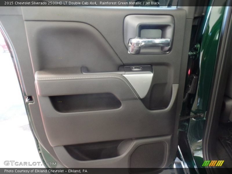 Rainforest Green Metallic / Jet Black 2015 Chevrolet Silverado 2500HD LT Double Cab 4x4