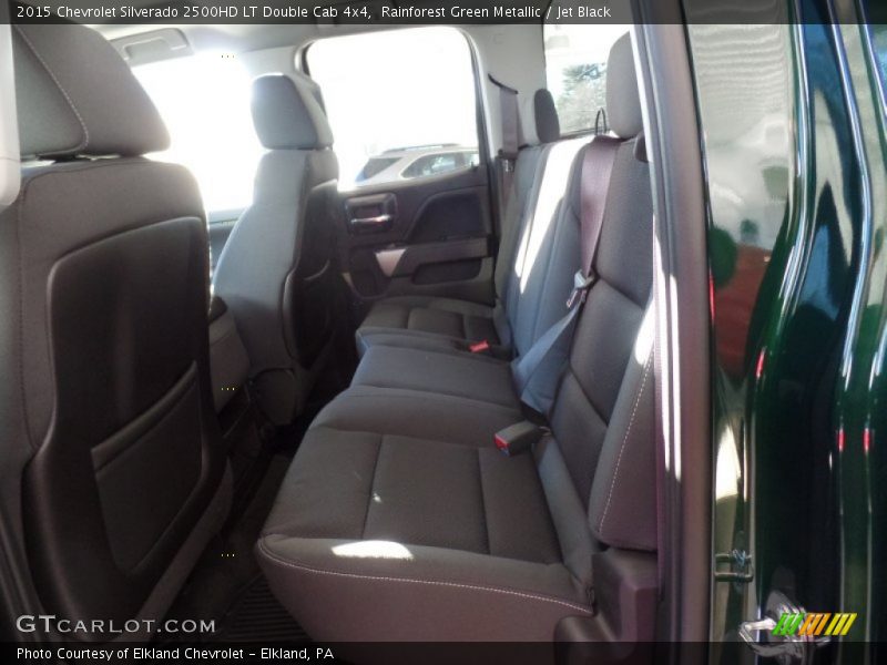 Rainforest Green Metallic / Jet Black 2015 Chevrolet Silverado 2500HD LT Double Cab 4x4