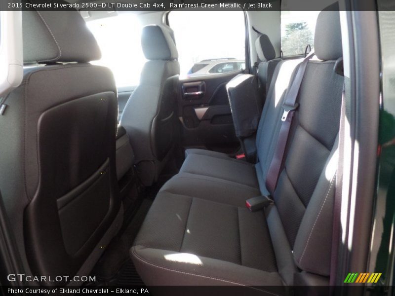 Rainforest Green Metallic / Jet Black 2015 Chevrolet Silverado 2500HD LT Double Cab 4x4