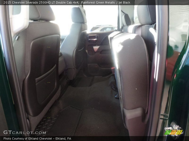 Rainforest Green Metallic / Jet Black 2015 Chevrolet Silverado 2500HD LT Double Cab 4x4