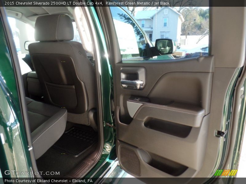 Rainforest Green Metallic / Jet Black 2015 Chevrolet Silverado 2500HD LT Double Cab 4x4