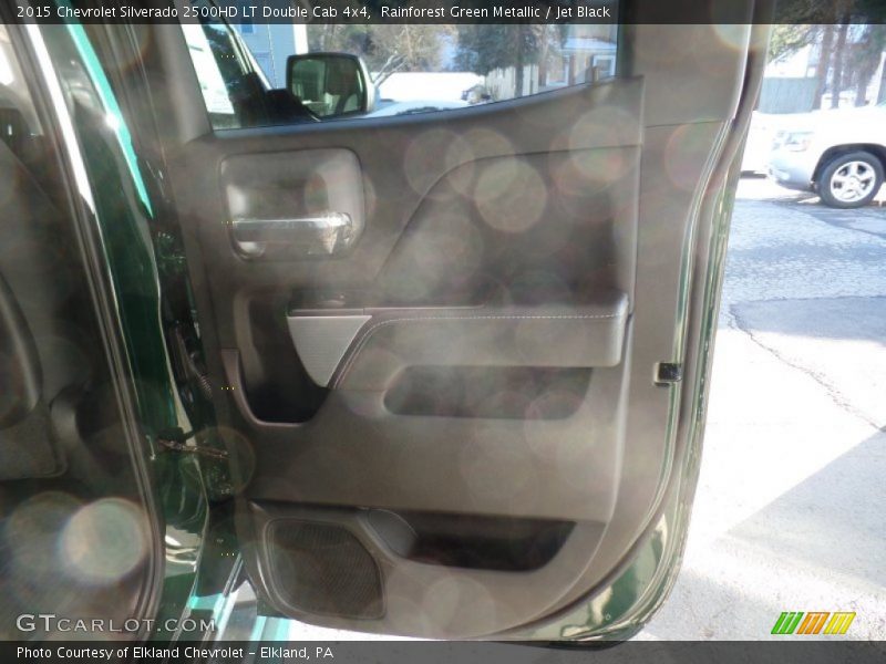 Rainforest Green Metallic / Jet Black 2015 Chevrolet Silverado 2500HD LT Double Cab 4x4