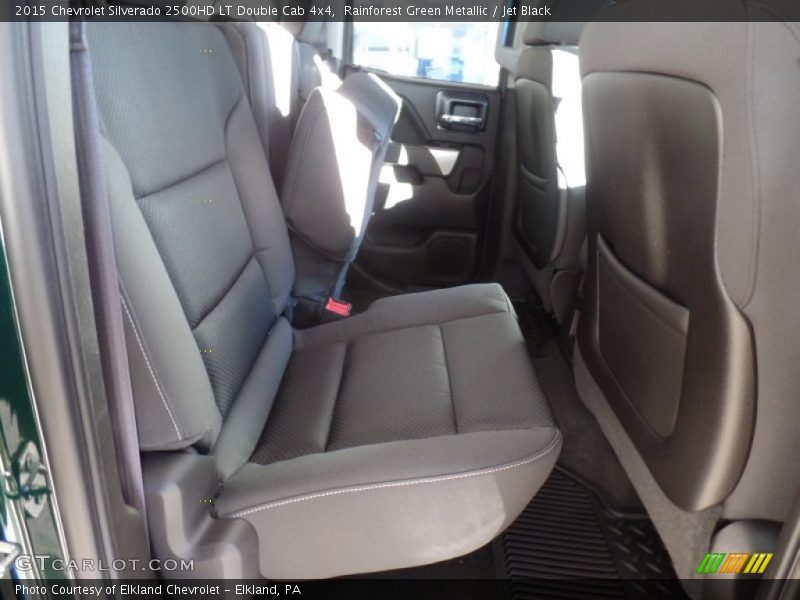 Rainforest Green Metallic / Jet Black 2015 Chevrolet Silverado 2500HD LT Double Cab 4x4