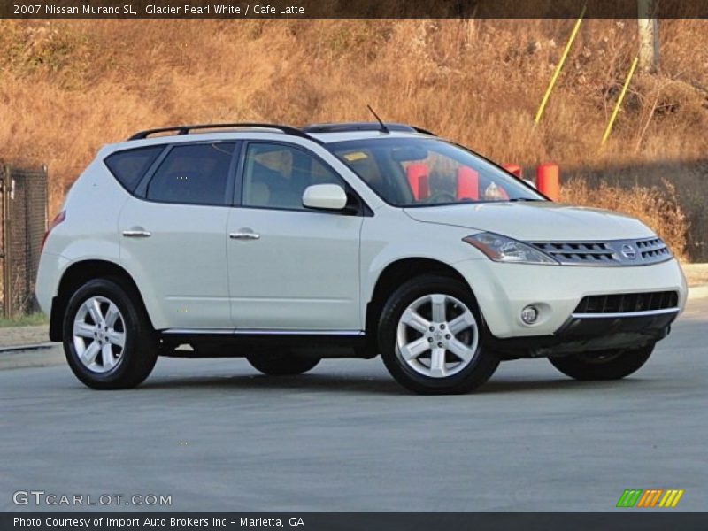 Glacier Pearl White / Cafe Latte 2007 Nissan Murano SL