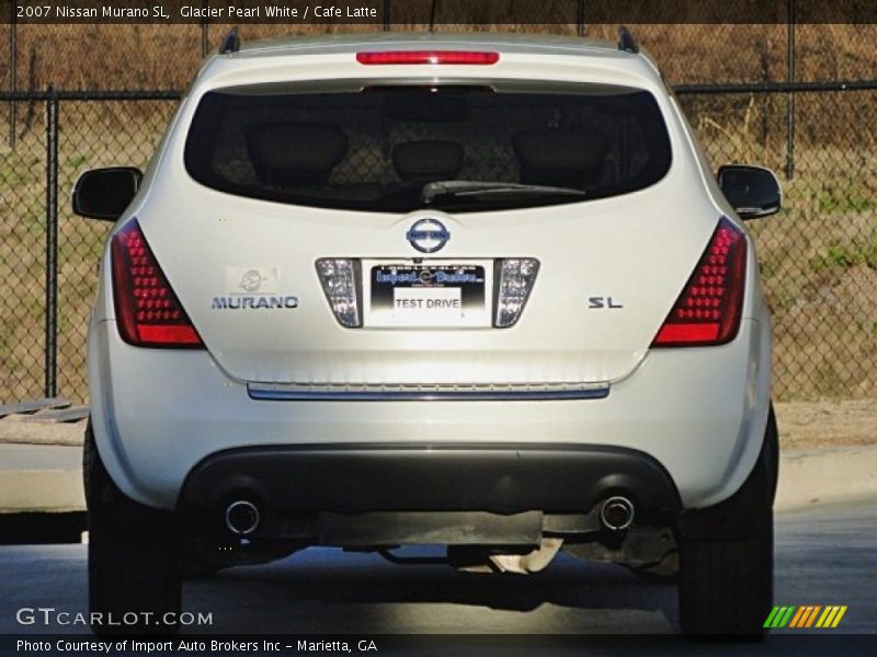 Glacier Pearl White / Cafe Latte 2007 Nissan Murano SL