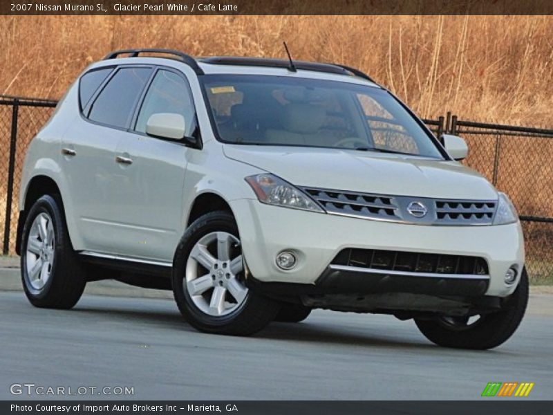 Glacier Pearl White / Cafe Latte 2007 Nissan Murano SL