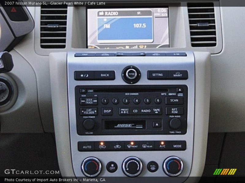 Glacier Pearl White / Cafe Latte 2007 Nissan Murano SL