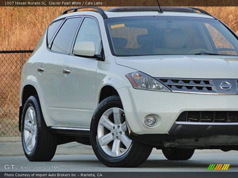 Glacier Pearl White / Cafe Latte 2007 Nissan Murano SL