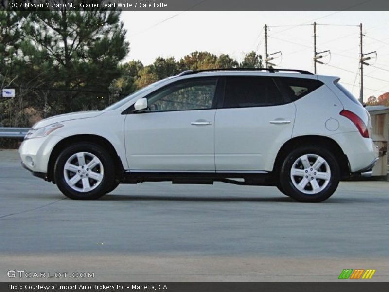 Glacier Pearl White / Cafe Latte 2007 Nissan Murano SL