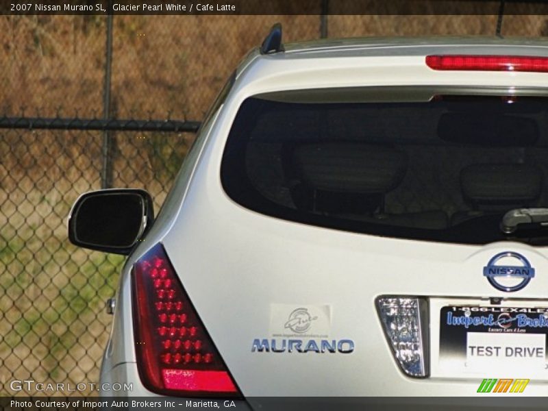 Glacier Pearl White / Cafe Latte 2007 Nissan Murano SL