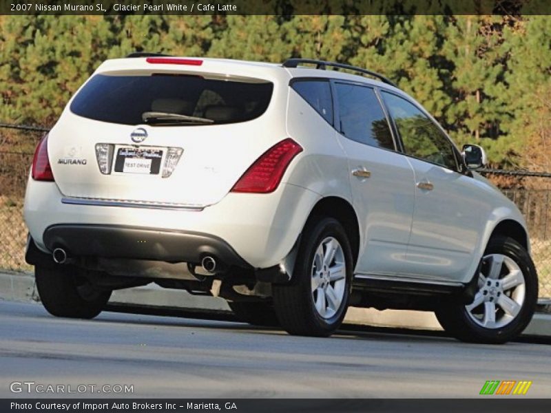 Glacier Pearl White / Cafe Latte 2007 Nissan Murano SL