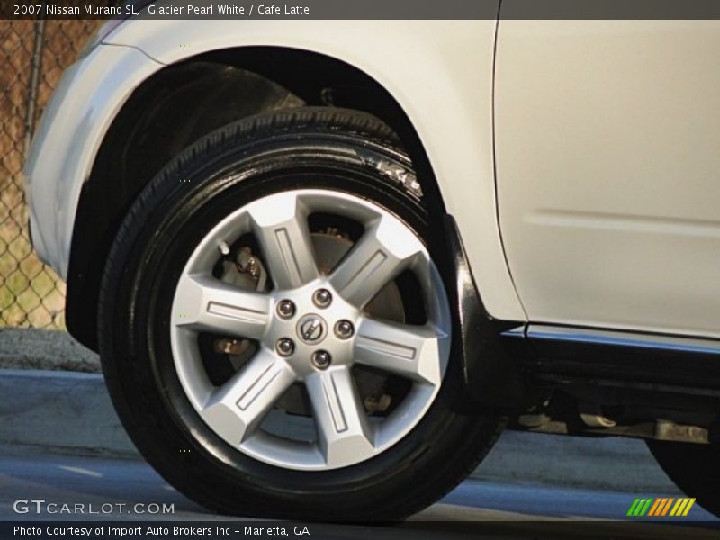 Glacier Pearl White / Cafe Latte 2007 Nissan Murano SL