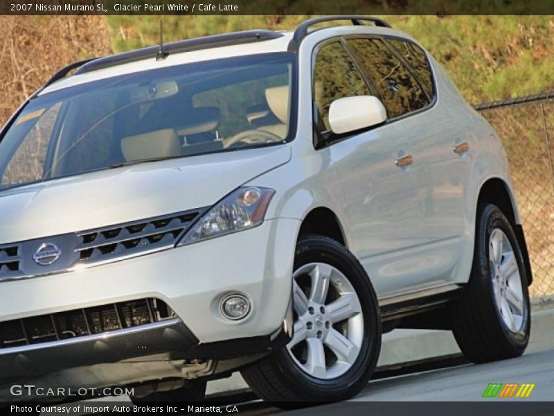 Glacier Pearl White / Cafe Latte 2007 Nissan Murano SL