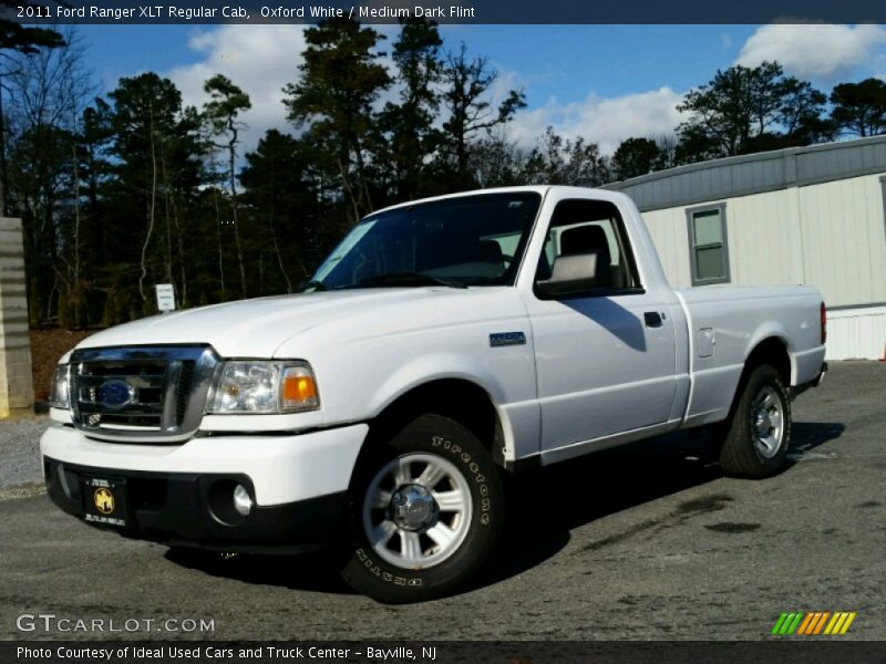 Oxford White / Medium Dark Flint 2011 Ford Ranger XLT Regular Cab