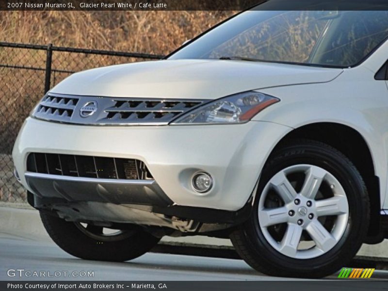 Glacier Pearl White / Cafe Latte 2007 Nissan Murano SL