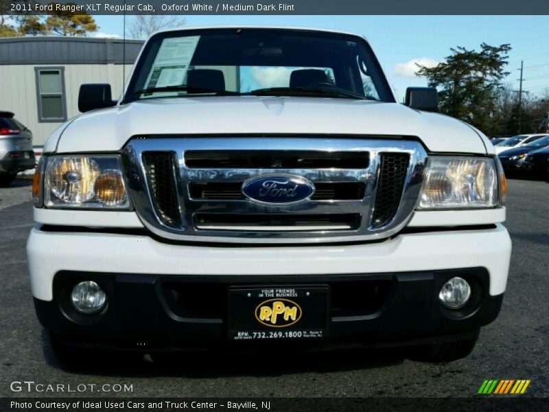 Oxford White / Medium Dark Flint 2011 Ford Ranger XLT Regular Cab