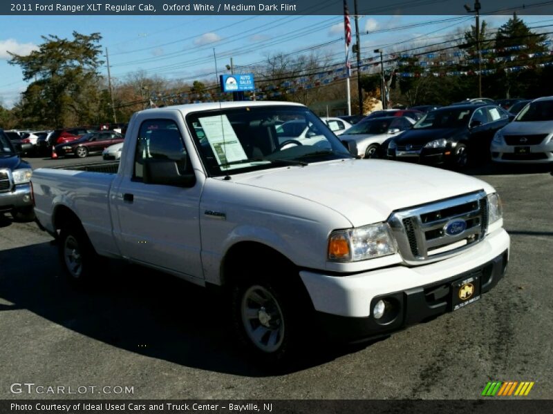 Oxford White / Medium Dark Flint 2011 Ford Ranger XLT Regular Cab