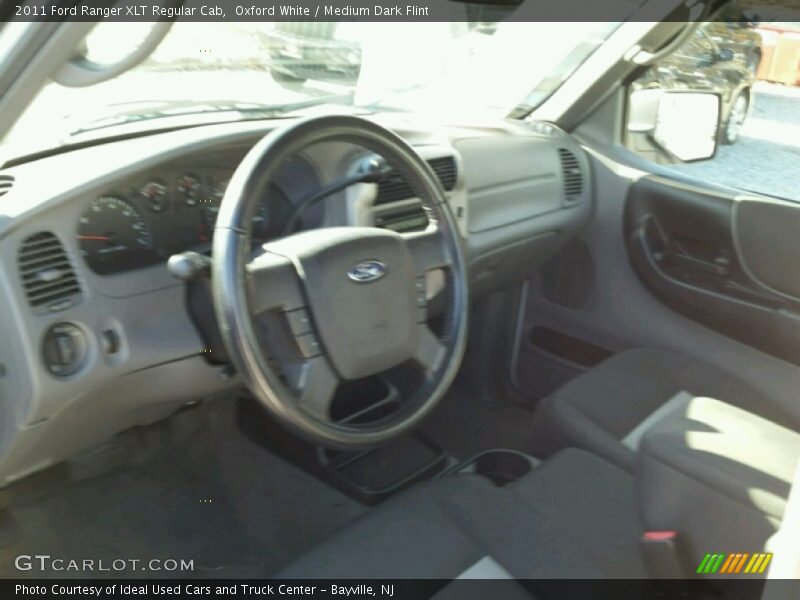 Oxford White / Medium Dark Flint 2011 Ford Ranger XLT Regular Cab