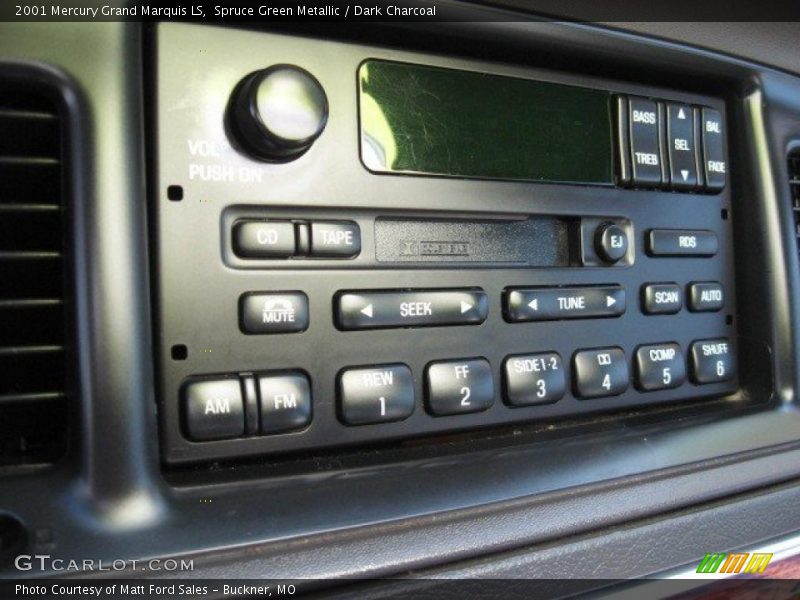 Spruce Green Metallic / Dark Charcoal 2001 Mercury Grand Marquis LS