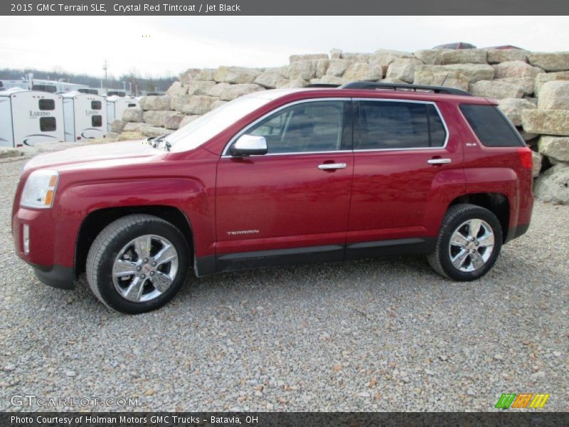 Crystal Red Tintcoat / Jet Black 2015 GMC Terrain SLE