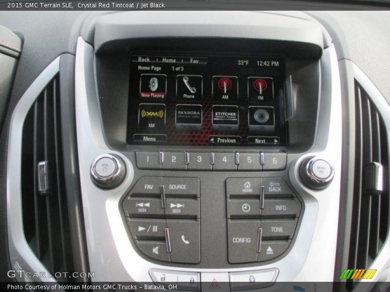 Crystal Red Tintcoat / Jet Black 2015 GMC Terrain SLE