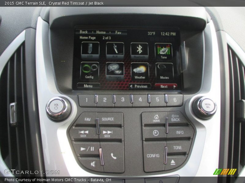 Crystal Red Tintcoat / Jet Black 2015 GMC Terrain SLE