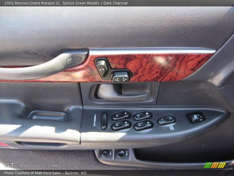 Spruce Green Metallic / Dark Charcoal 2001 Mercury Grand Marquis LS